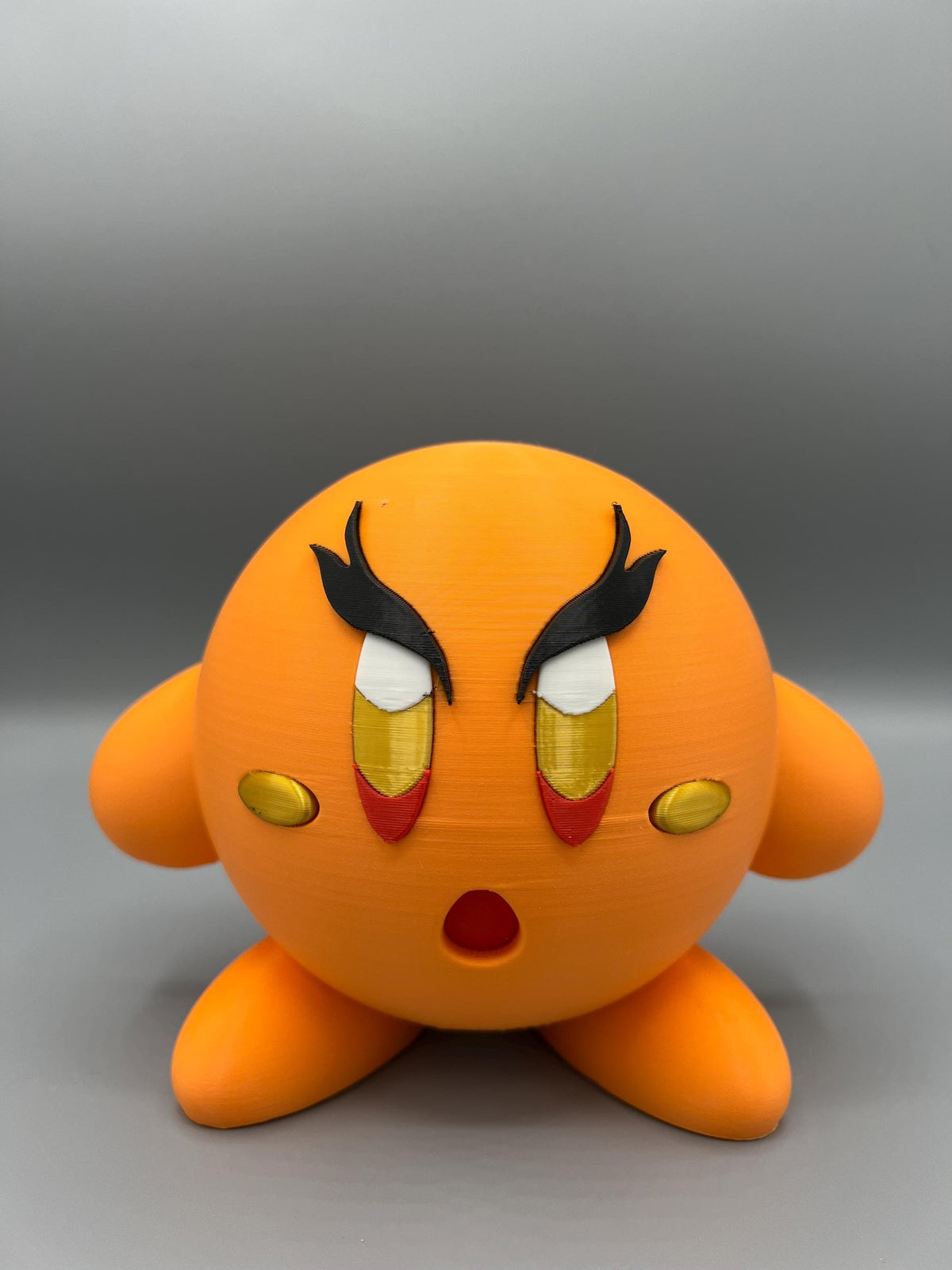 Rengoku x Kirby Figurine: 3D Printed Demon Slayer Mashup