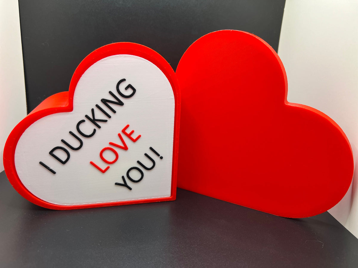I Ducking Love You | 3D Printed Flexi Duck Gift Set