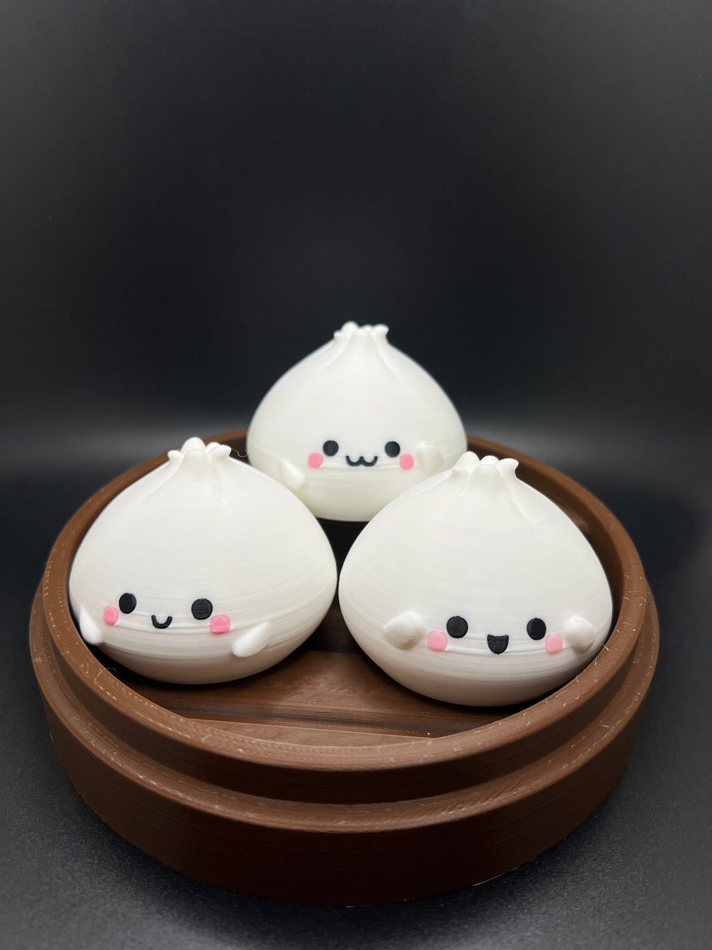 3D Printed Cute Bao Dim Sum Toys | Kawaii Foodie Gift Set