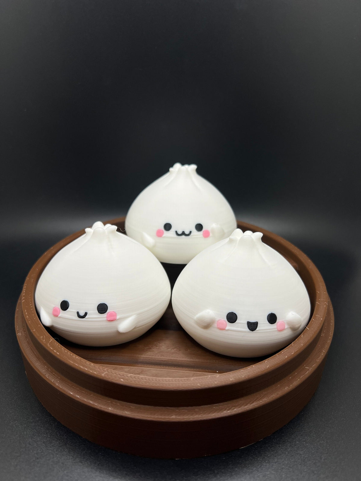 3D Printed Cute Bao Dim Sum Toys | Kawaii Foodie Gift Set
