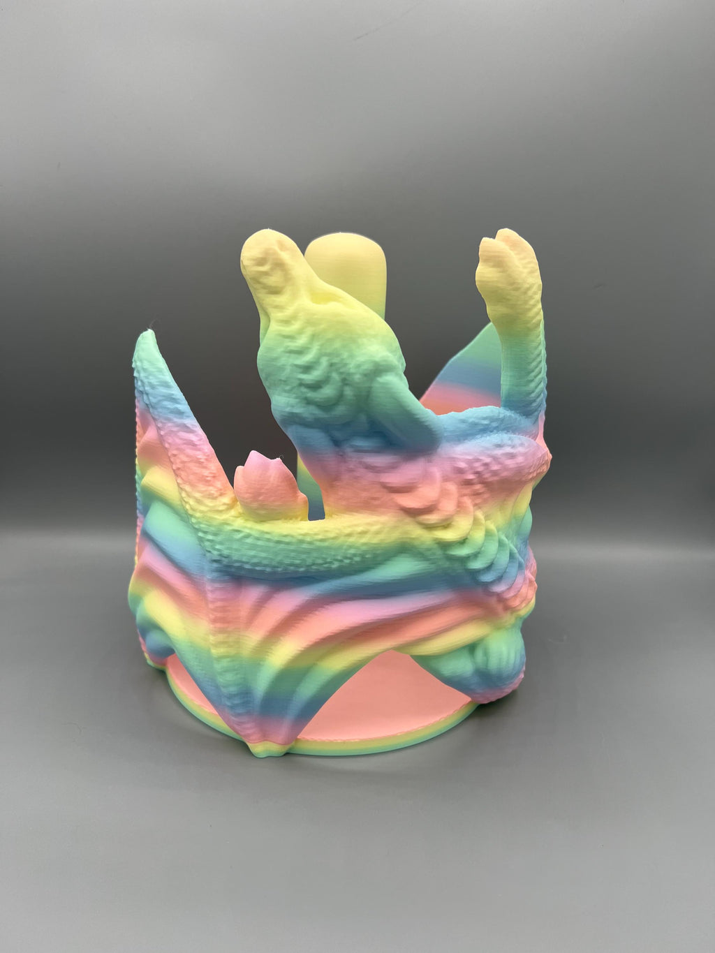 3D Printed Dragon Paper Towel Holder: Fantasy Kitchen Decor