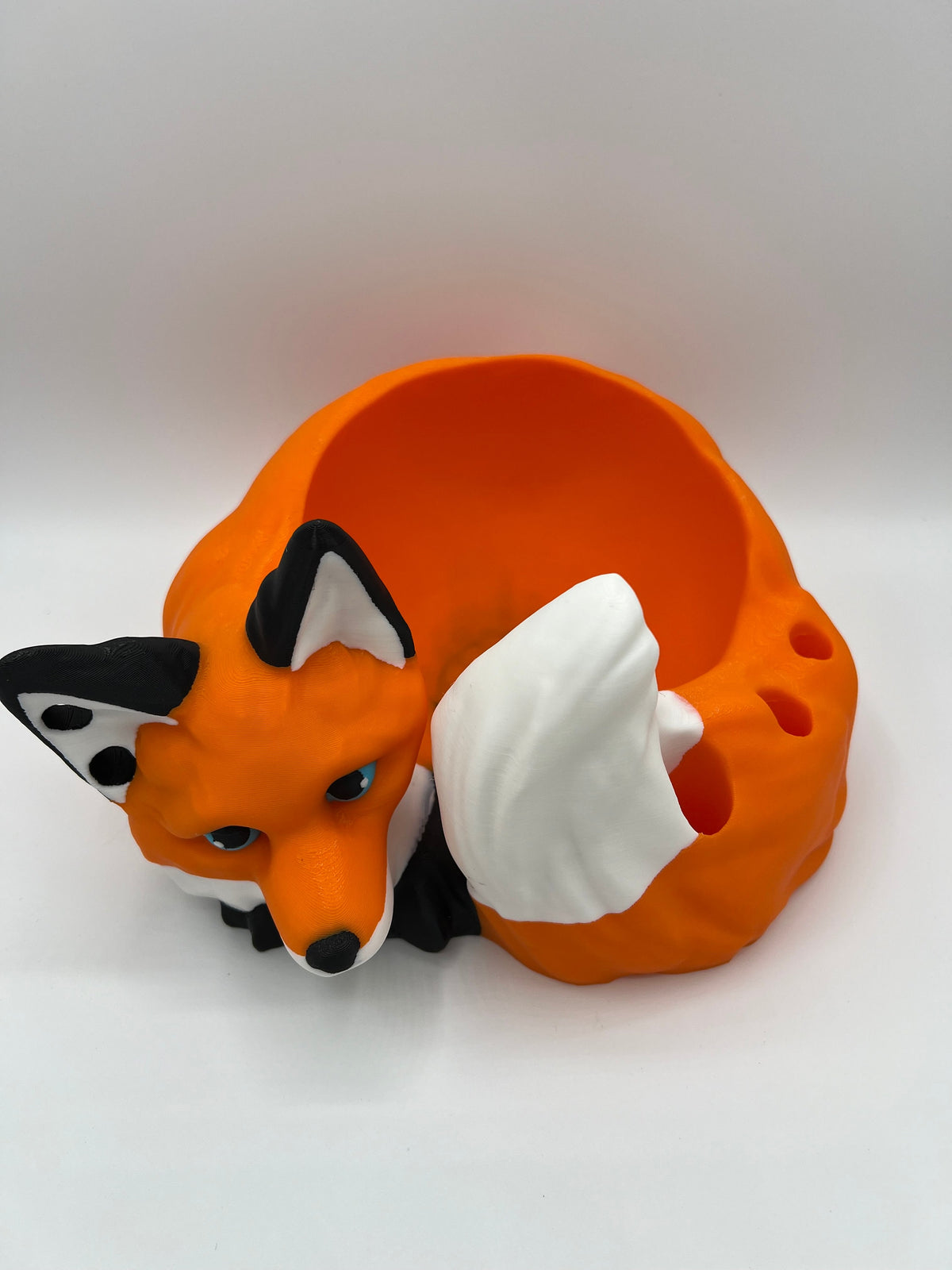 3D Printed Fox Yarn Bowl: Crochet & Knitting Accessory Organizer
