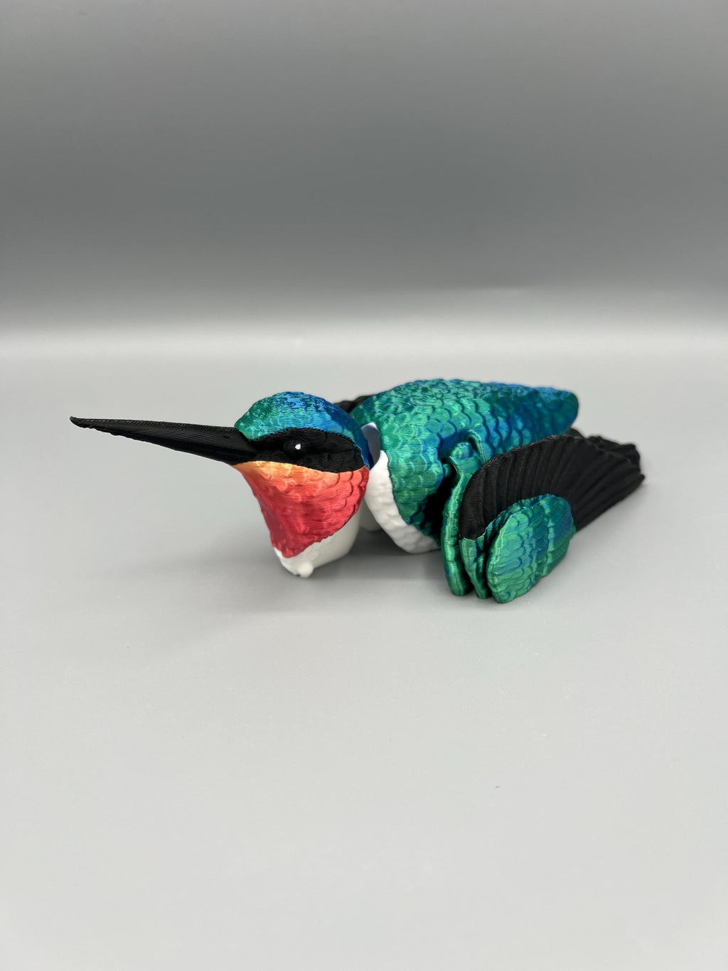 3D Printed Flexi Hummingbird: Shimmering Bird Fidget Toy
