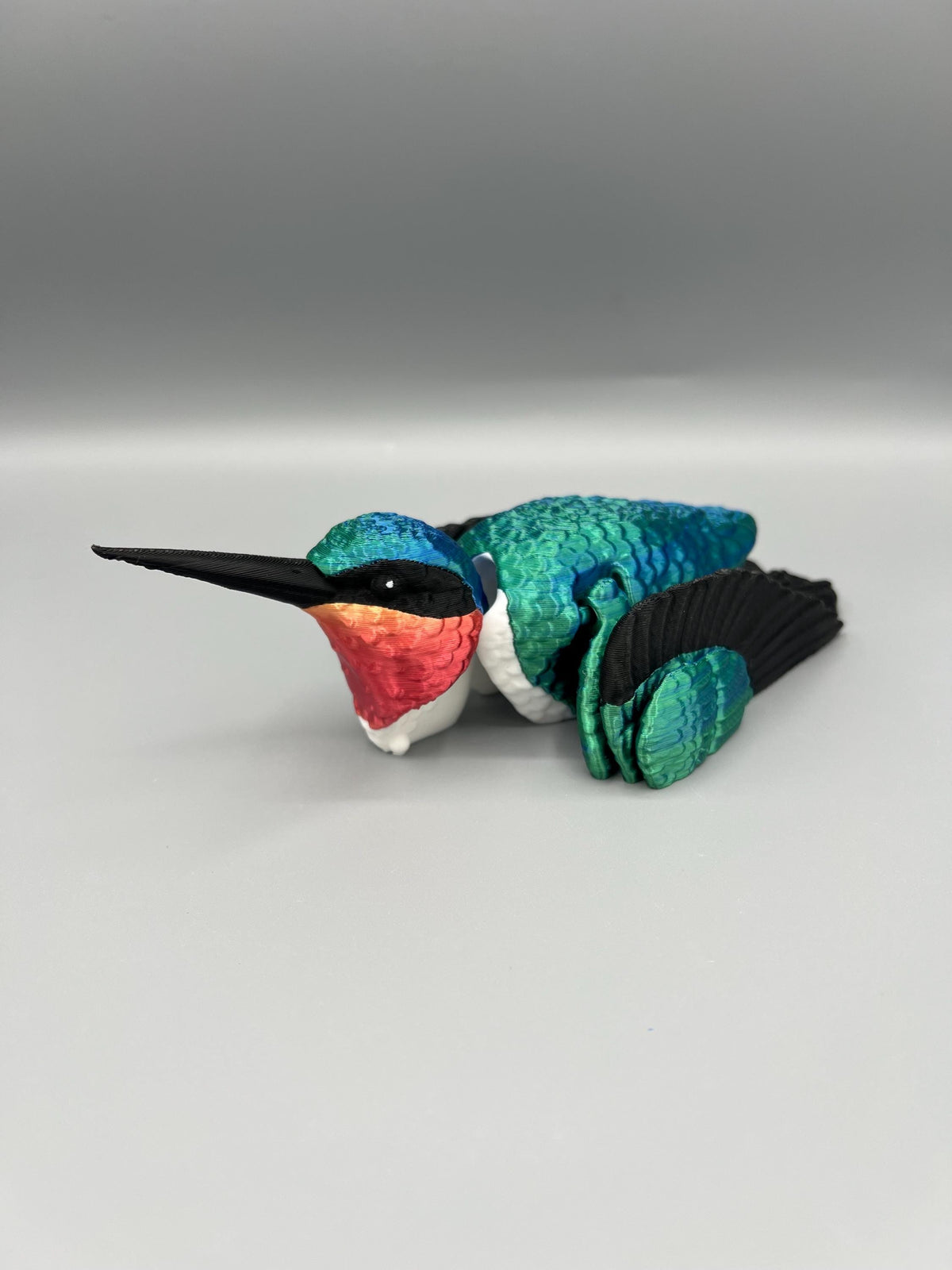 3D Printed Flexi Hummingbird: Shimmering Bird Fidget Toy