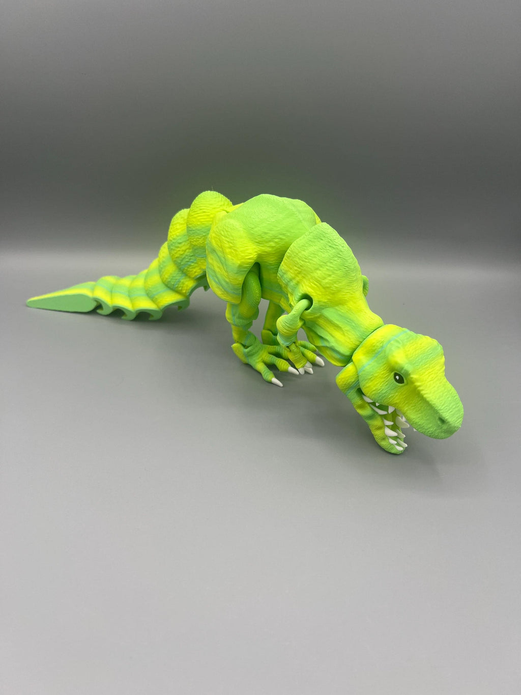 3D Printed Articulating T-Rex Dinosaur: Poseable Fidget Sensory Toy