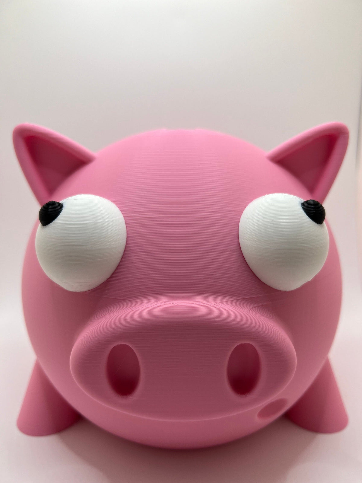 3D Printed Silly Piggy Bank: Pink Coin Storage