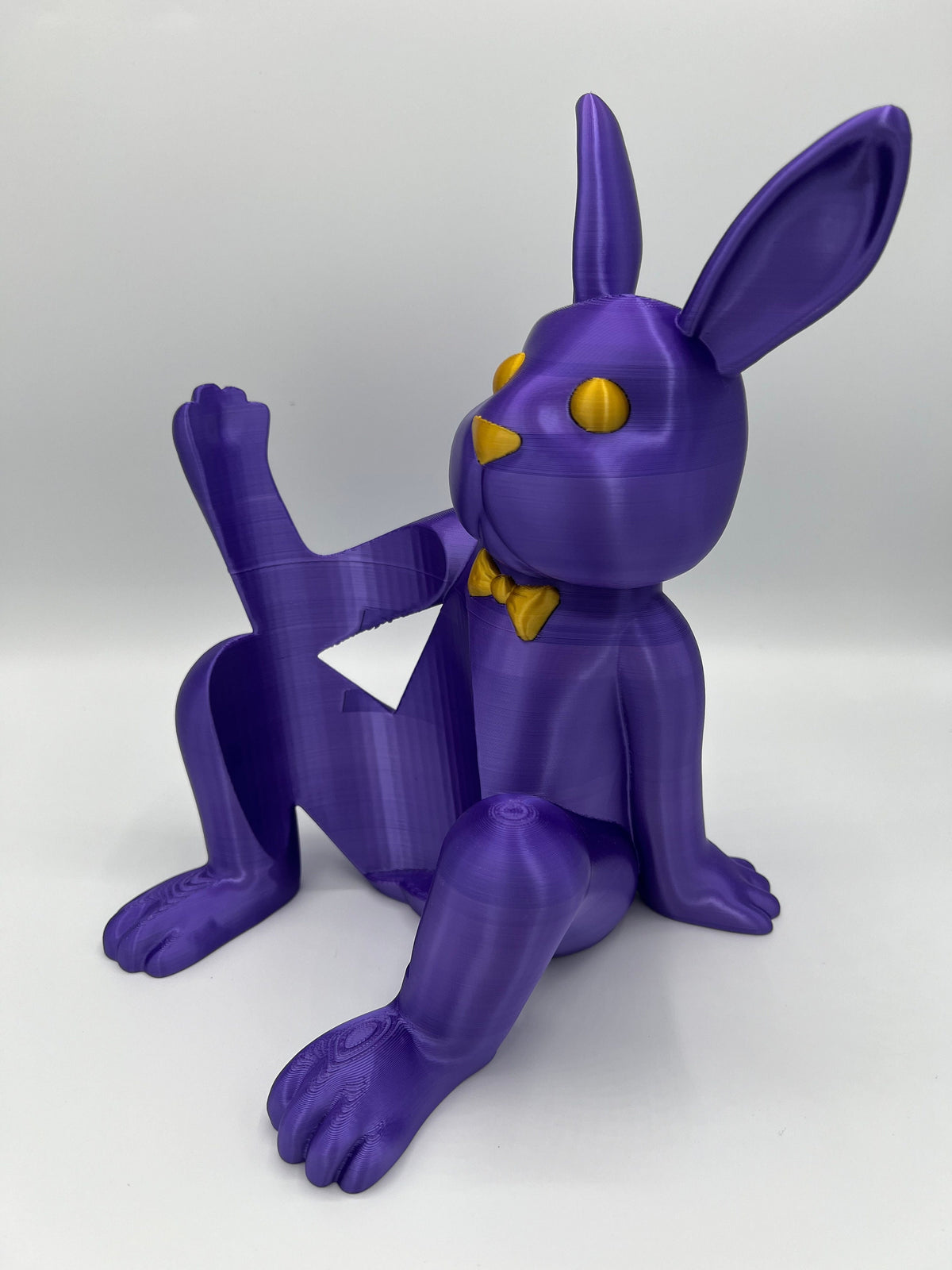 3D Printed Bunny Wine Bottle Holder: Customizable Colors