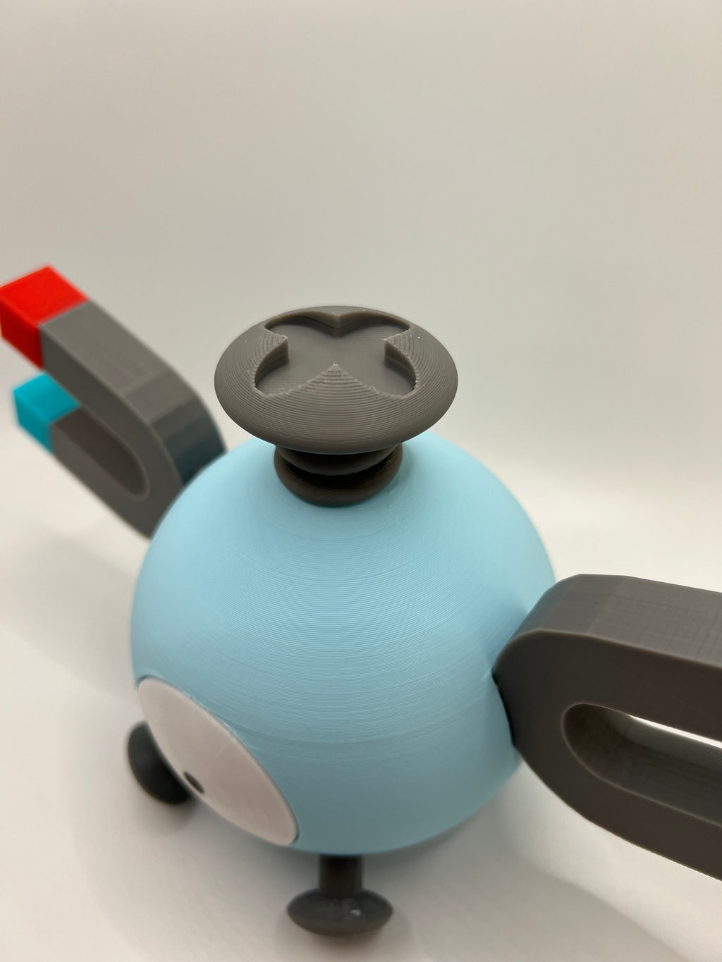 Magnemite Figurine: 3D Printed Pokémon Collectible