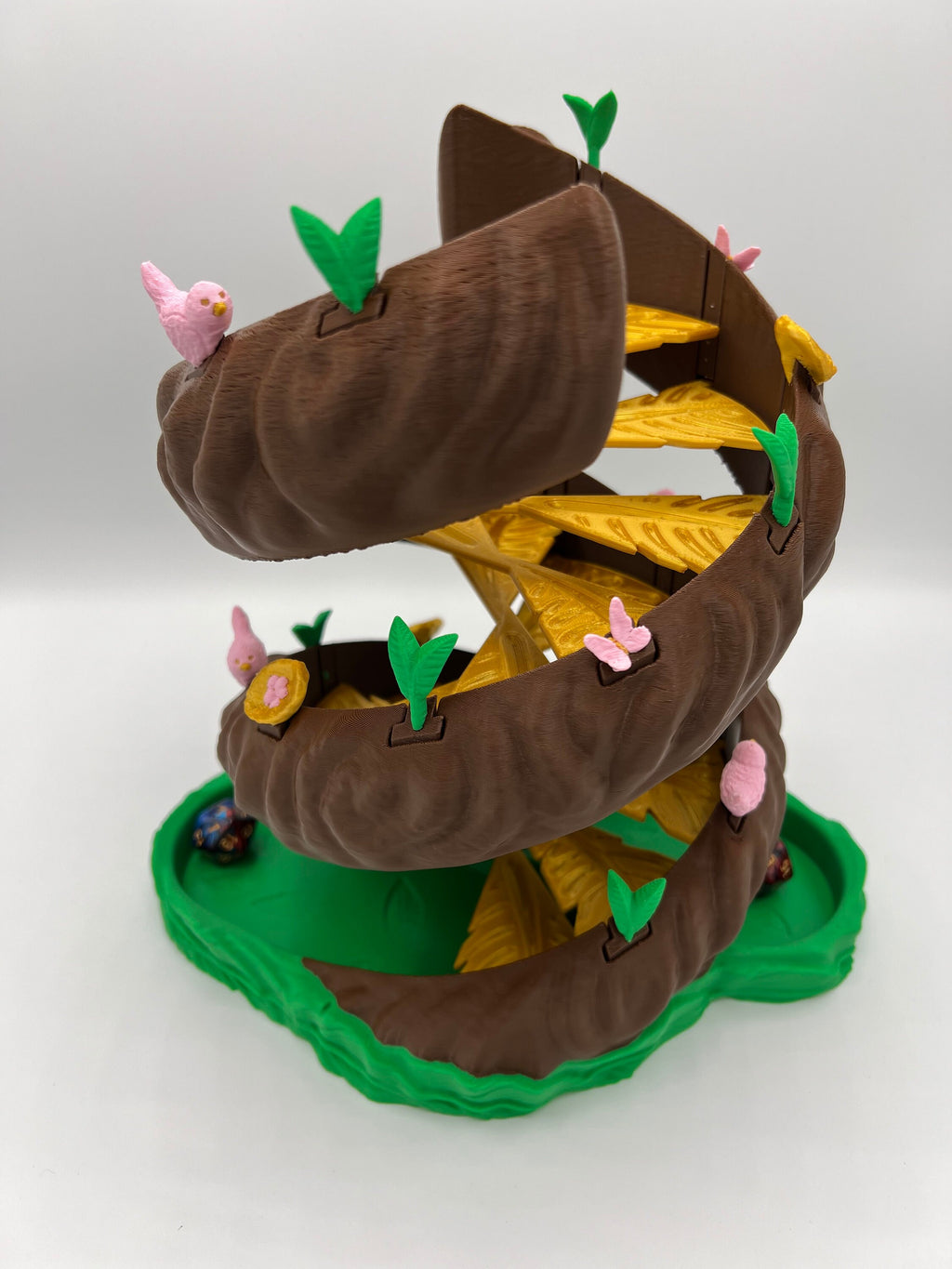 Twisting Tree Dice Tower: DnD Gaming Accessory