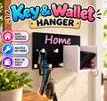 Wall Mounted Key and Wallet Hanger: Home Decor Organizer