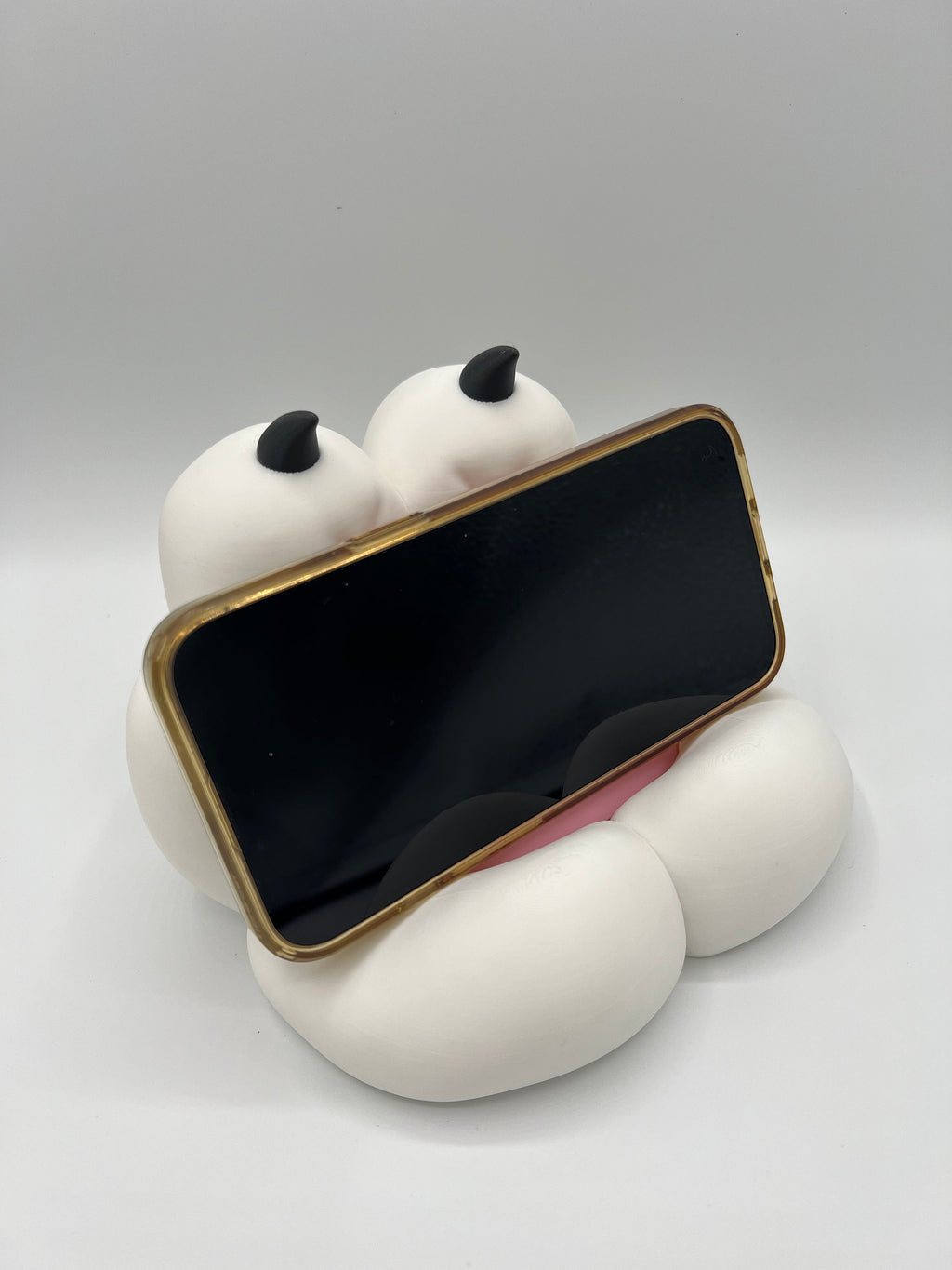Kawaii Cat Paw Tray: 3D Printed Desk Organizer & Phone Stand