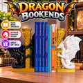 3D Printed Dragon Bookends: Medieval Book Storage