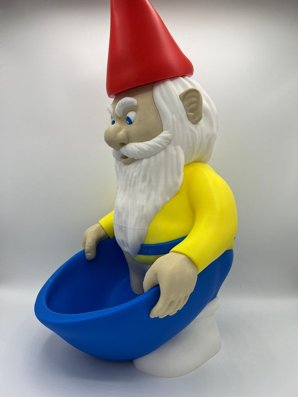 Large Gnome Bird Feeder: 3D Printed Garden Decor