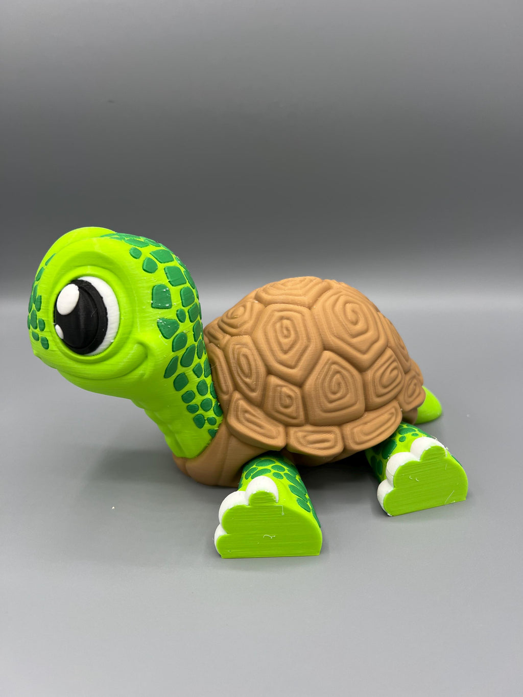 Articulating Flexi Turtle: 3D Printed Kawaii Turtle Toy