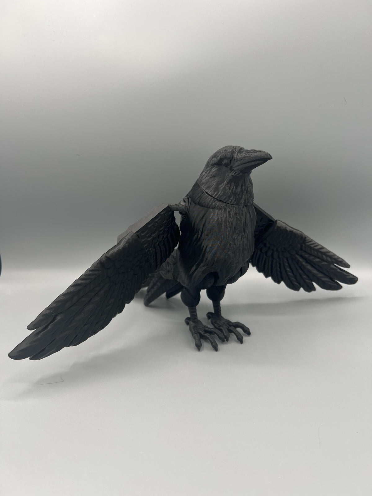 Articulating Flexi Raven Toy: 3D Printed Fidget Figurine