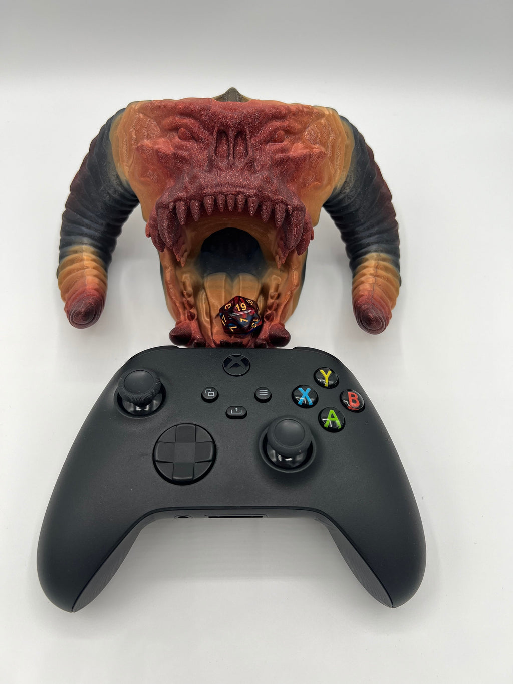 Balrog Multipurpose Head: Xbox Controller Dock, Dice Tower & Wall Mount