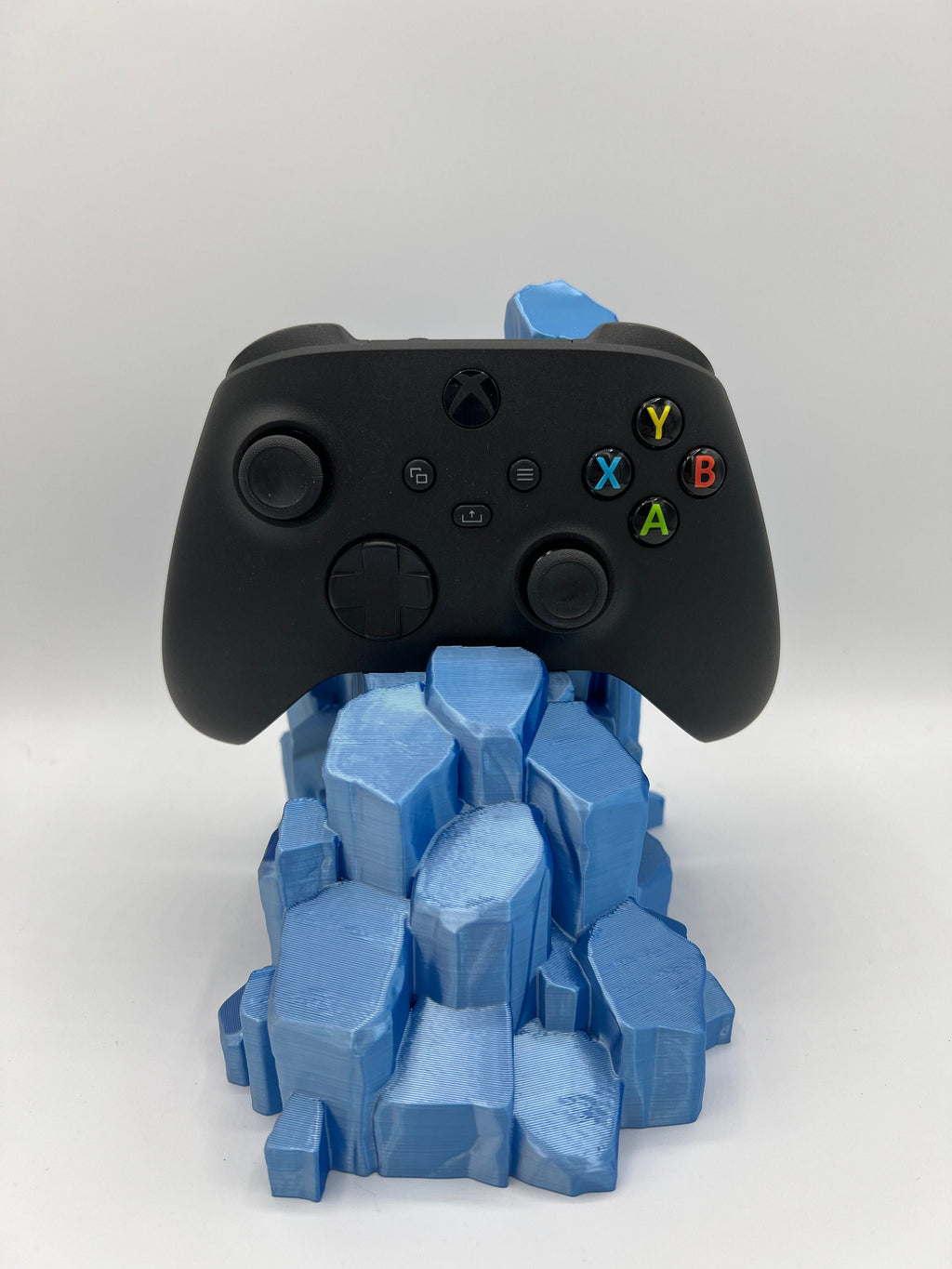 3D Printed Quartz Crystal Gaming Controller Stand: PS5, Xbox, Switch