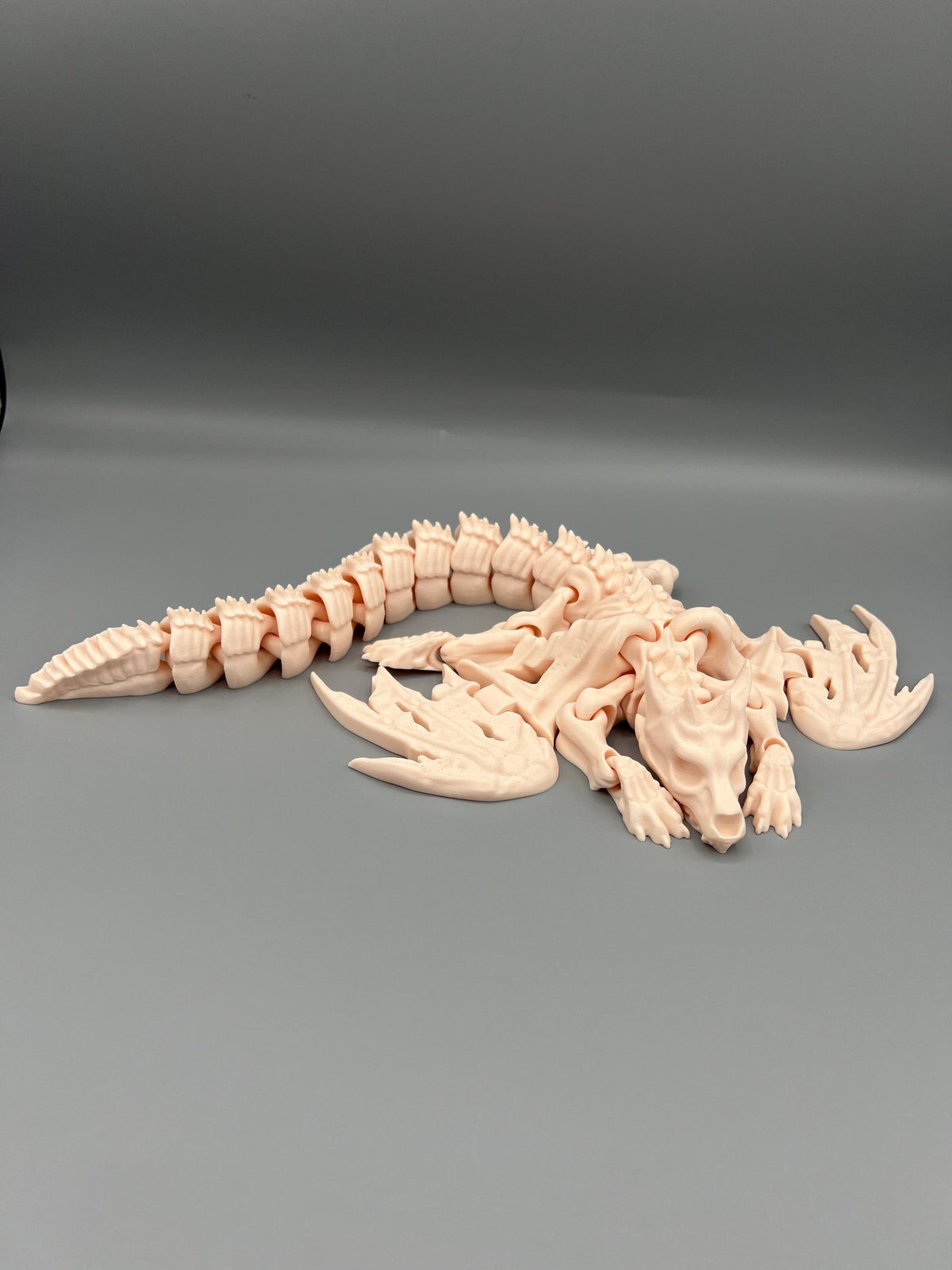3D Printed Articulating Skeleton Dragon: Flexi Fidget Sensory Toy
