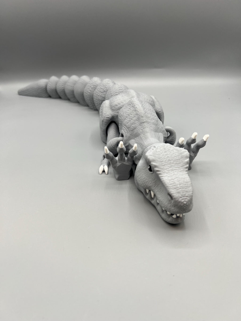3D Printed Articulating T-Rex Dinosaur: Poseable Fidget Sensory Toy