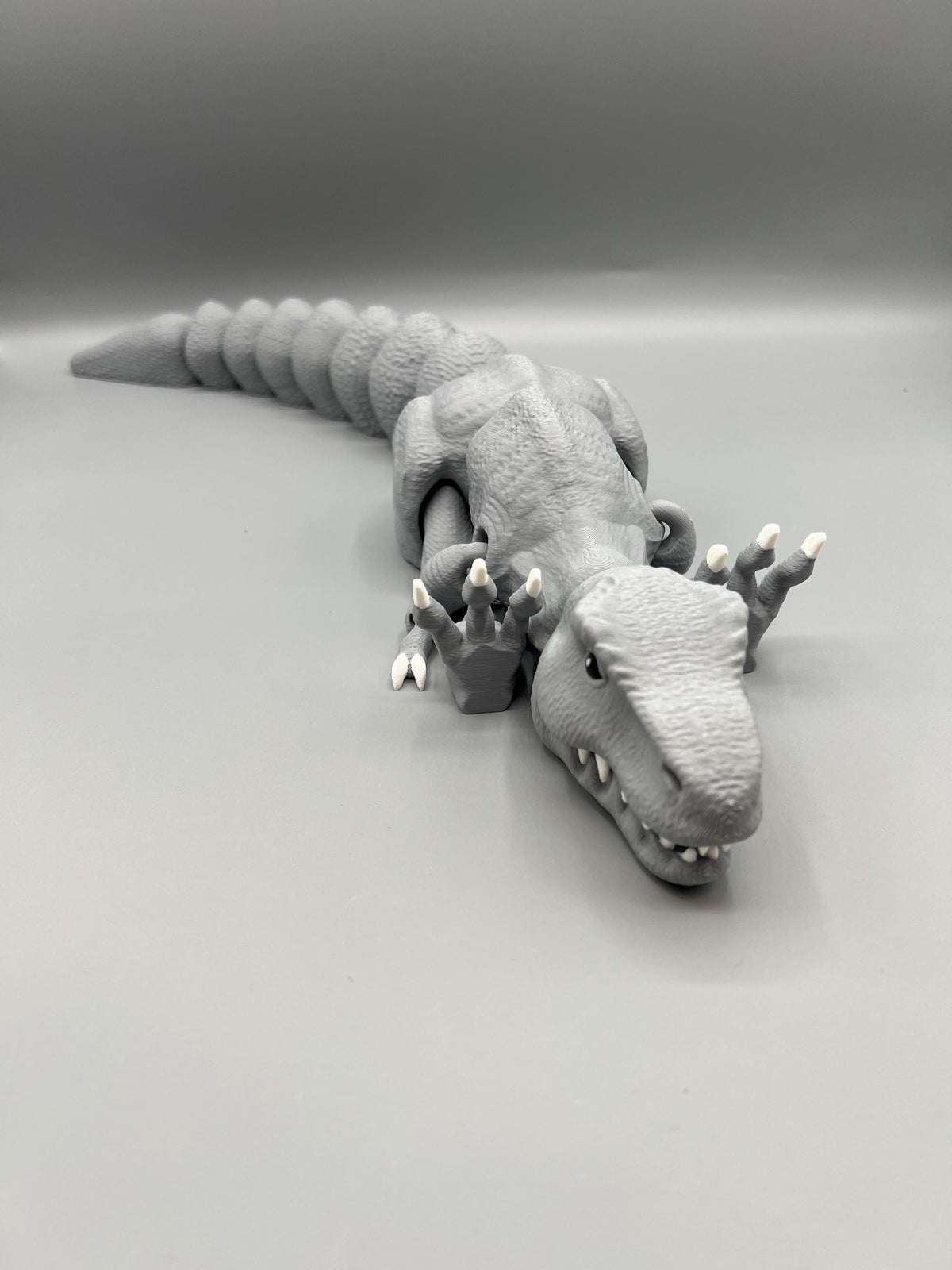 3D Printed Articulating T-Rex Dinosaur: Poseable Fidget Sensory Toy