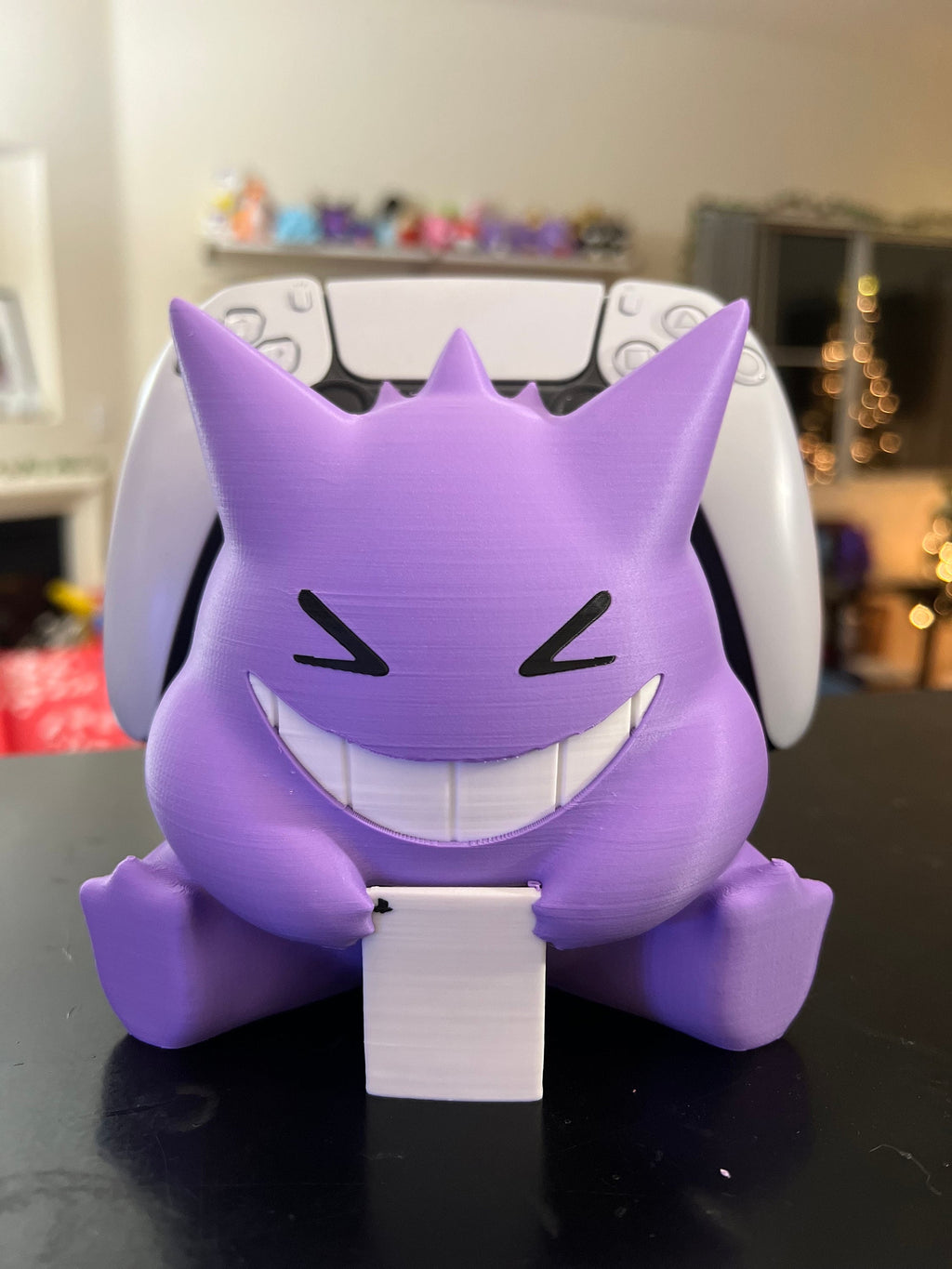 Gengar PS5 Controller Stand | 3D Printed Pokemon Gaming Accessory