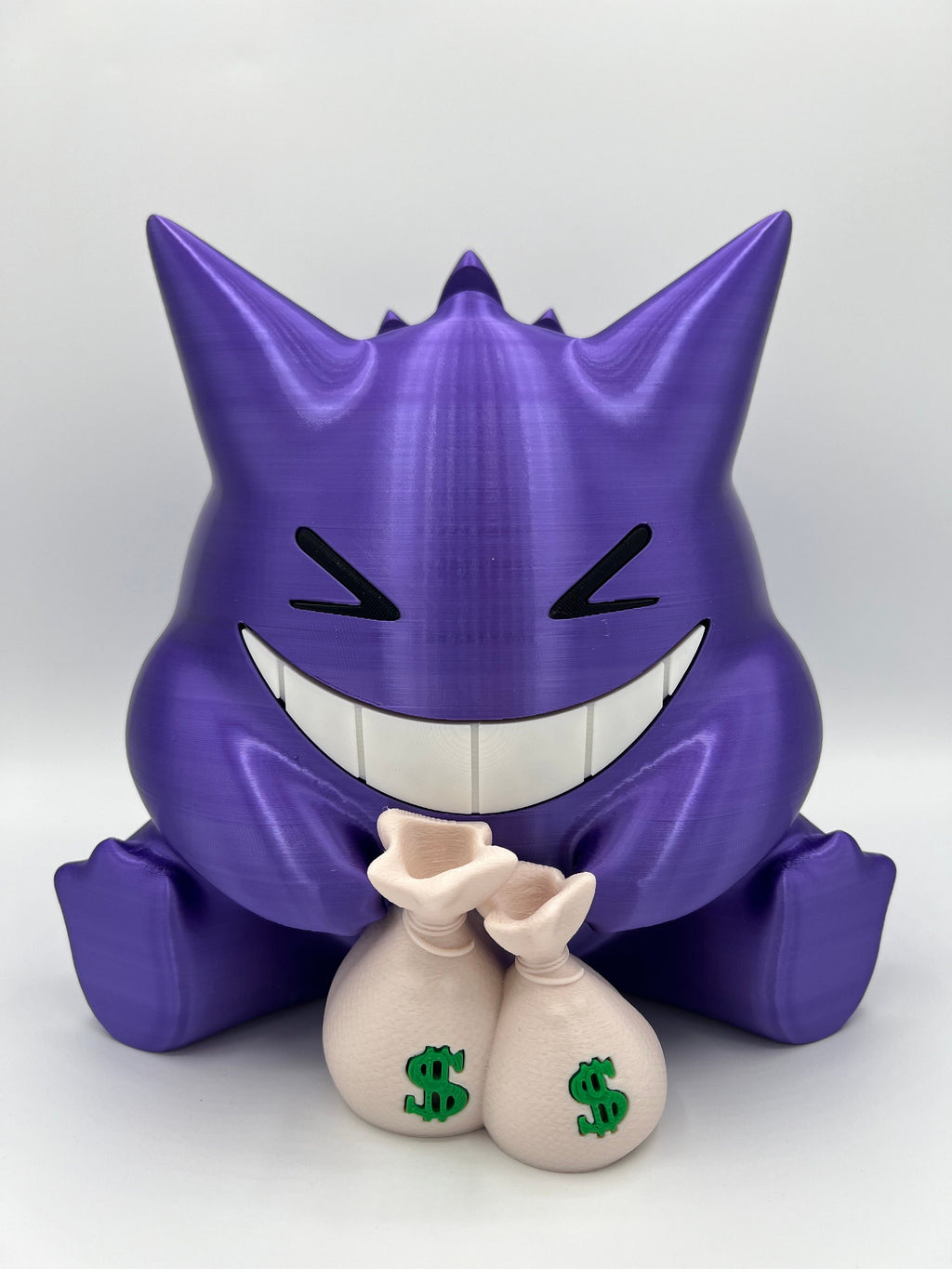 3D Printed Gengar Piggy Bank: Reusable Coin Bank