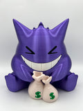 3D Printed Gengar Piggy Bank: Reusable Coin Bank