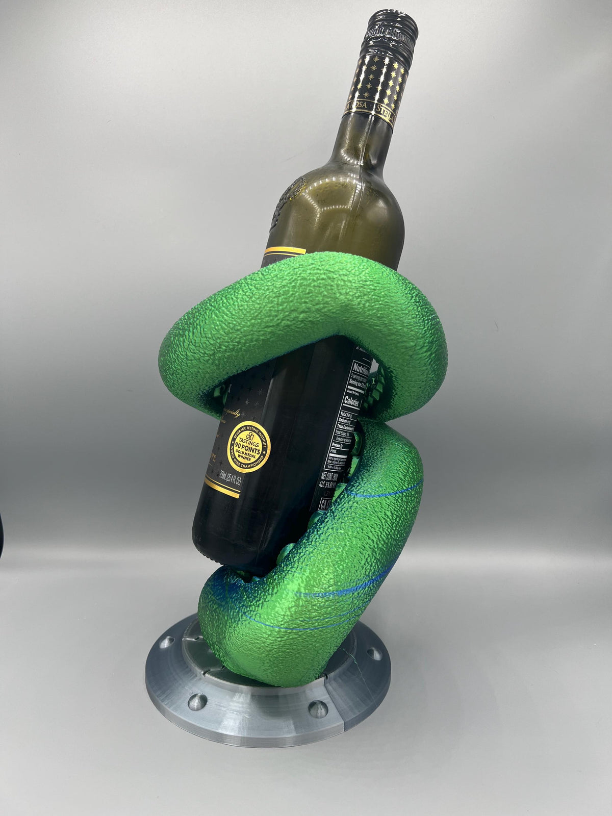 Octopus Tentacle Wine Bottle Holder: 3D Printed Nautical Decor