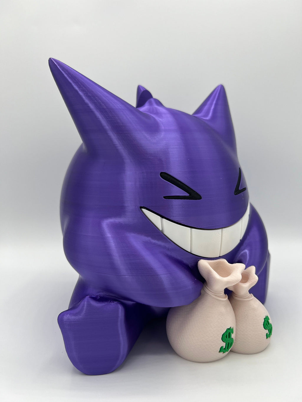 3D Printed Gengar Piggy Bank: Reusable Coin Bank