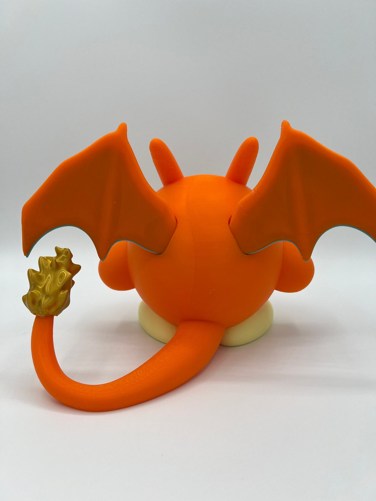 Kirbarizard Figurine: Kirby x Charizard Mashup Model