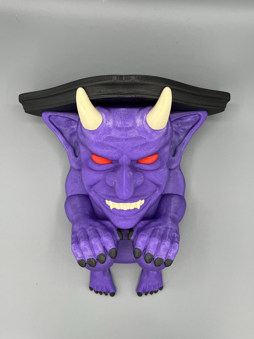 3D Printed Gargoyle Shelf: Gothic Fantasy Home Decor
