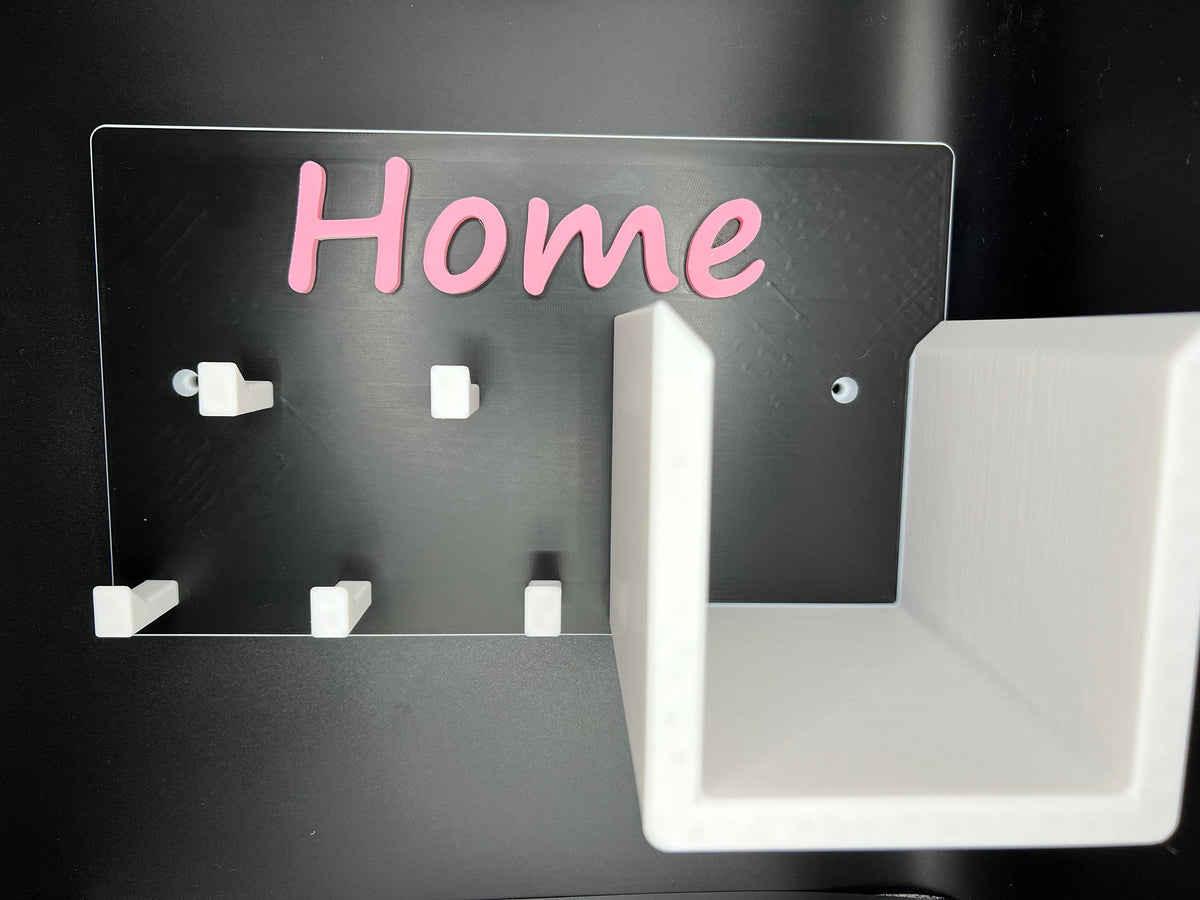 Wall Mounted Key and Wallet Hanger: Home Decor Organizer