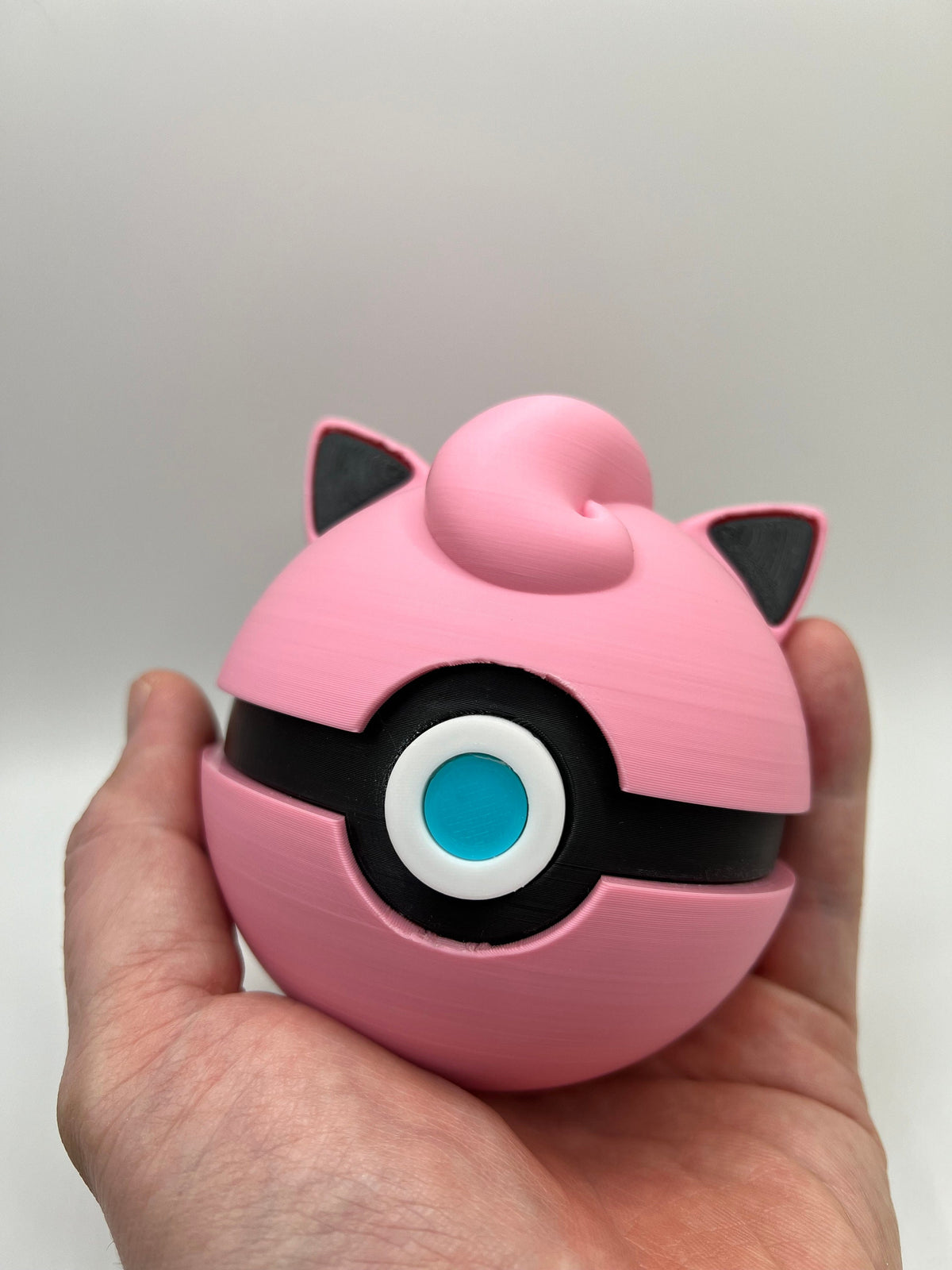 Jigglypuff Pokéball: 3D Printed Pokémon Collectible