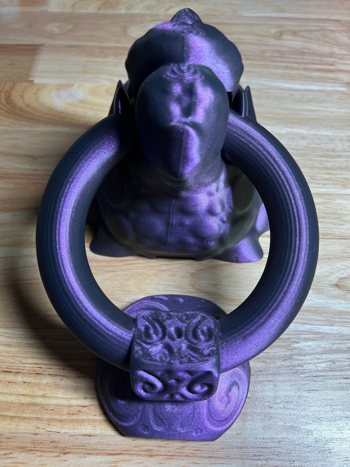 3D Printed Dragon Door Knocker: Medieval Home Decor