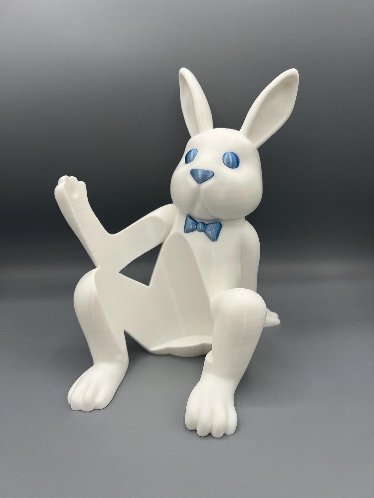 3D Printed Bunny Wine Bottle Holder: Customizable Colors