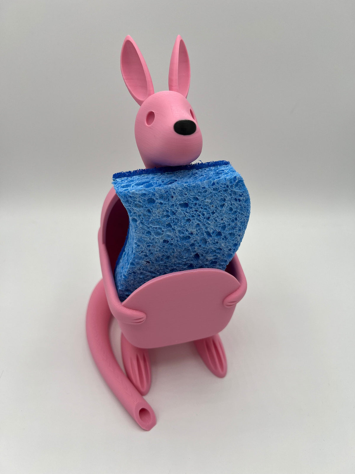 3D Printed Kangaroo Sponge Holder | Cute Kitchen Drainer