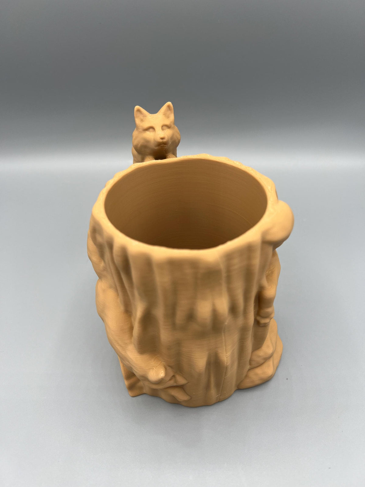 3D Printed Fox Can Holder: Ergonomic Drink Beverage Cooler