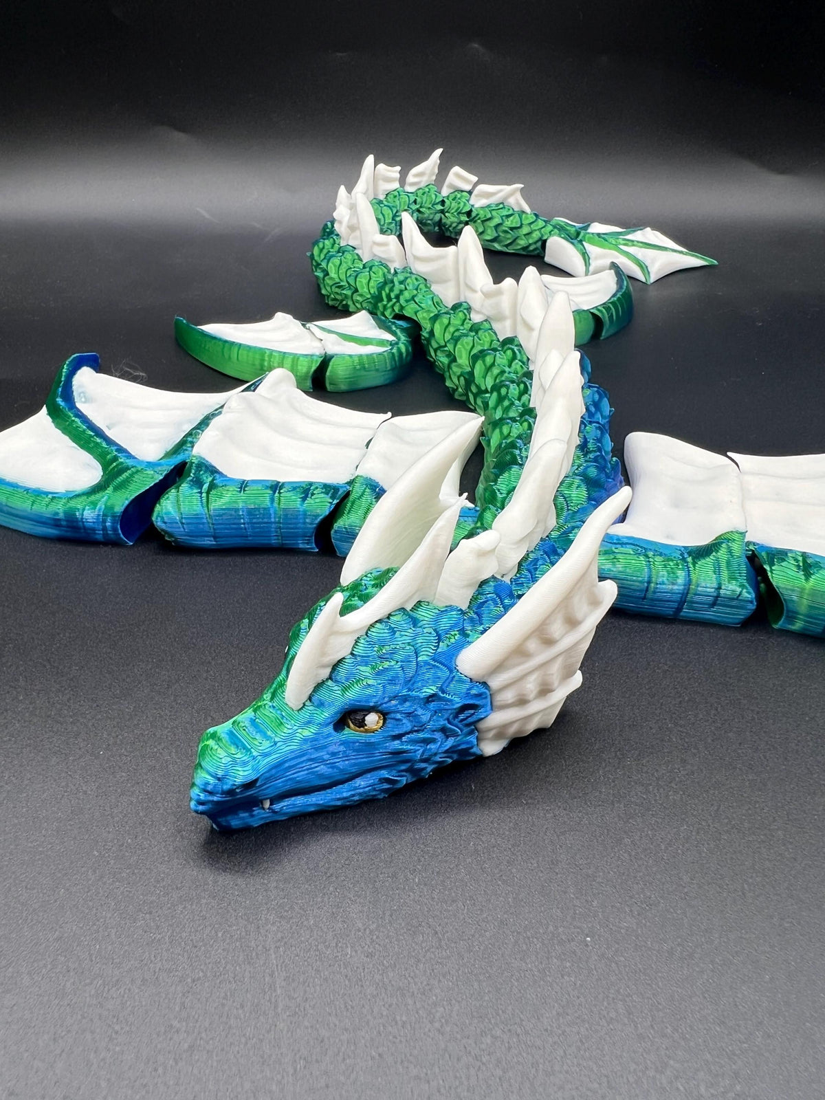 Articulating 3D Printed Sea Dragon: Flexi Fidget Figurine
