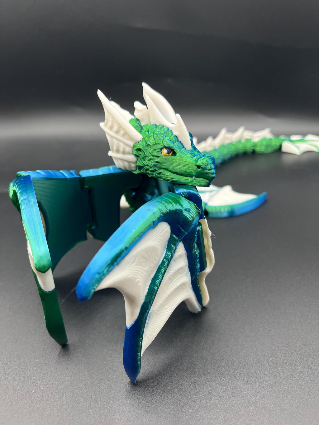Articulating 3D Printed Sea Dragon: Flexi Fidget Figurine