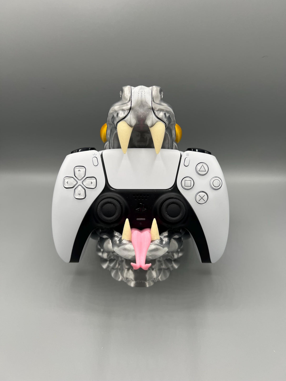 3D Printed Snake Gaming Controller Dock - Gaming Controller Holder - Snake Head - Gift for Gamers - Playstation 5 - Xbox Series S - Series X