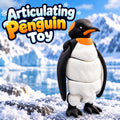 Articulated 3D Printed Penguin Toy | Poseable Desk Buddy, Fidget Sensory Figure