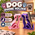 3D Printed Dog Phone Holder | Sitting Pup Desk Stand | Animal Lover Gift