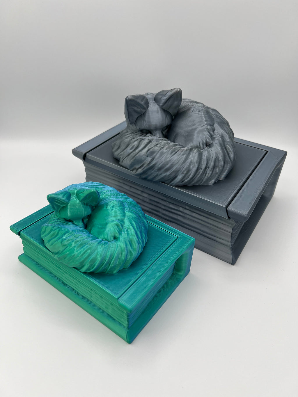 Sleeping Fox Book Box: Miniature Storage Container