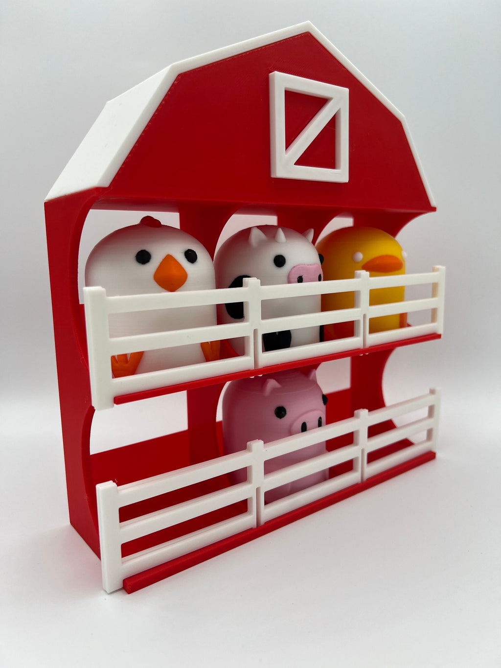 Tic Tac Stack Farm Animal Game: Stacking Toy with Barn
