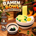 3D Printed Ramen Noodle Bowl: Foodie Gift with Hidden Storage