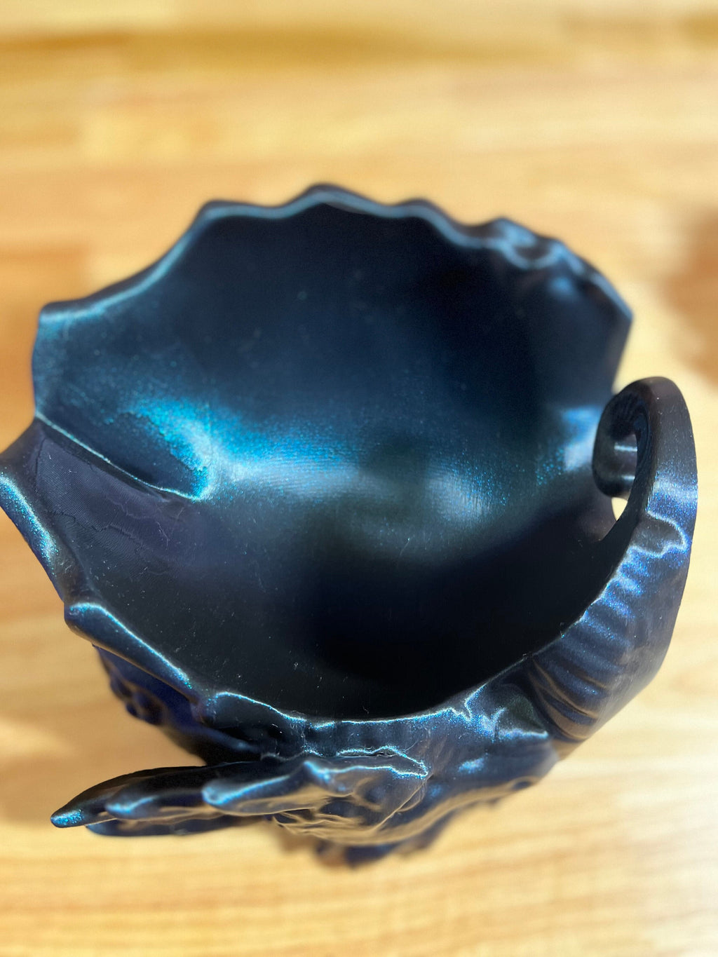 3D Printed Dragon Yarn Bowl: Crochet Knitting Accessories