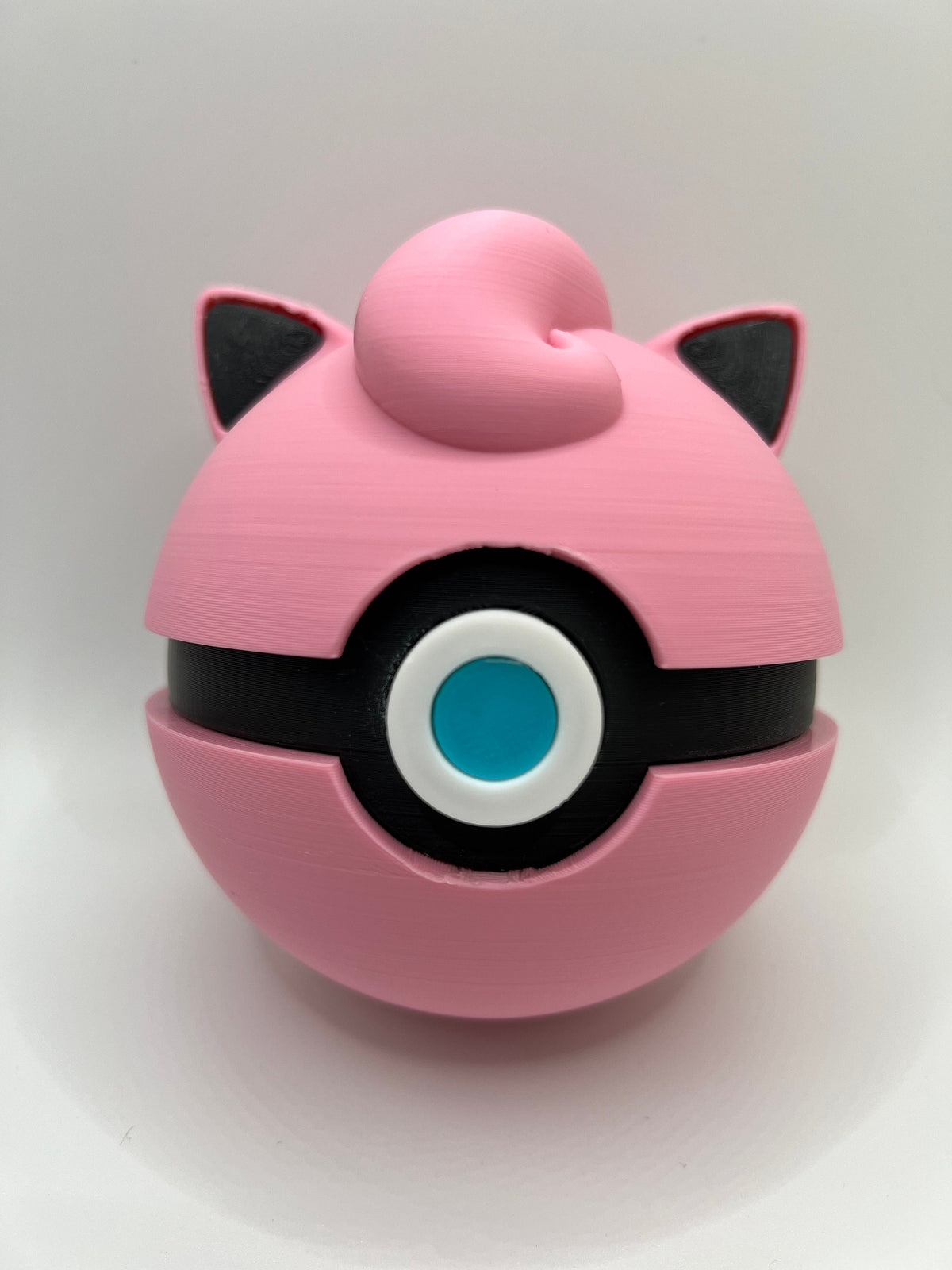 Jigglypuff Pokéball: 3D Printed Pokémon Collectible