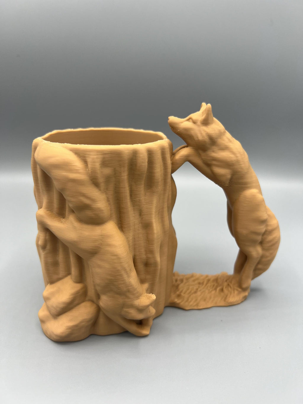 3D Printed Fox Can Holder: Ergonomic Drink Beverage Cooler