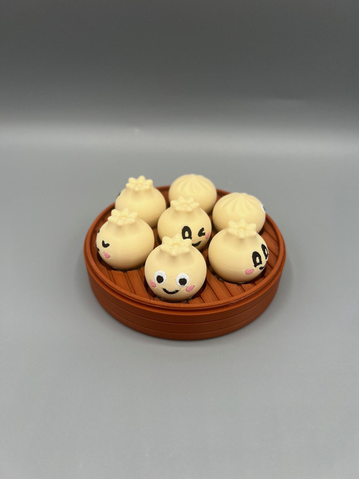 3D Printed Bao Dumpling Clicker Toy, Panda Bao Fidget, Cute Dumpling Fidget Toy, Travel Clicker, Kawaii Desk Toy, Collectible Gift