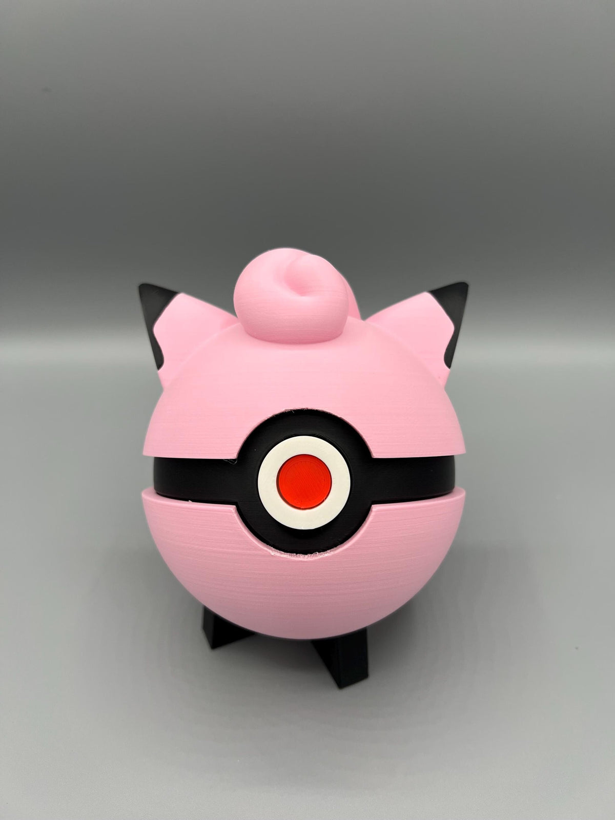 Clefairy Pokeball: 3D Printed Pink Anime Decor